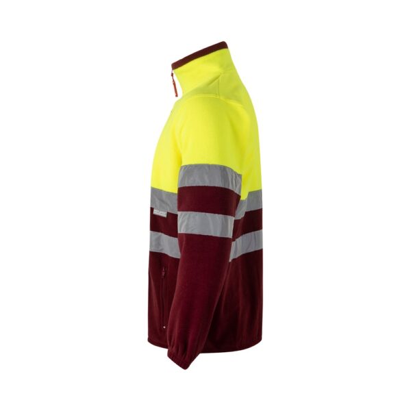 VL EROS LARGE. Zweifarbige Fleecejacke (280g/m²), aus Polyester (100%)