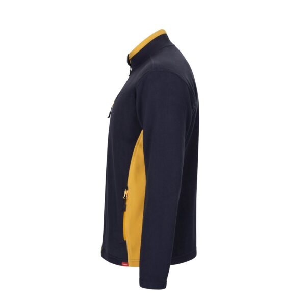 VL GERAS. Zweifarbige Fleecejacke (220g/m²) aus Polyester (100%)
