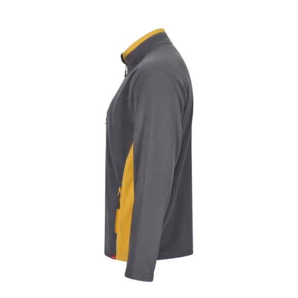 VL GERAS. Zweifarbige Fleecejacke (220g/m²) aus Polyester (100%)
