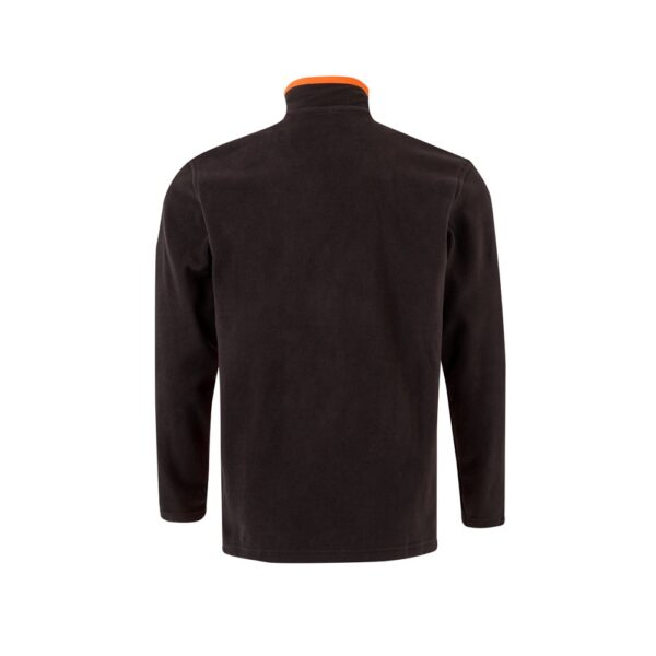 VL GERAS. Zweifarbige Fleecejacke (220g/m²) aus Polyester (100%)