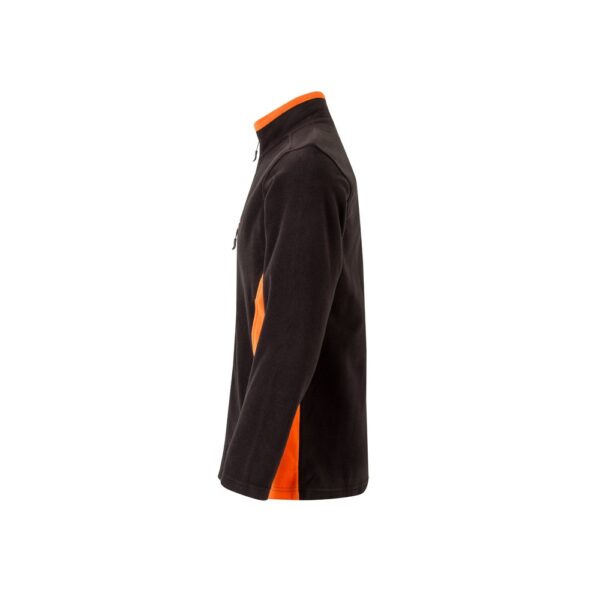VL GERAS. Zweifarbige Fleecejacke (220g/m²) aus Polyester (100%)