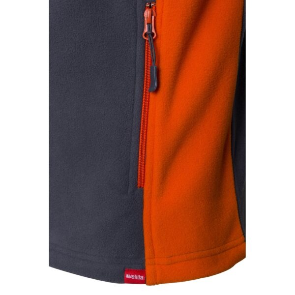 VL GERAS. Zweifarbige Fleecejacke (220g/m²) aus Polyester (100%)
