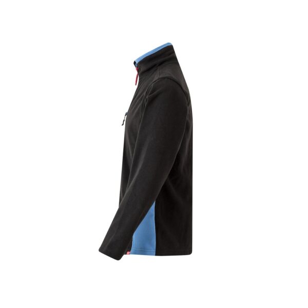 VL GERAS. Zweifarbige Fleecejacke (220g/m²) aus Polyester (100%)
