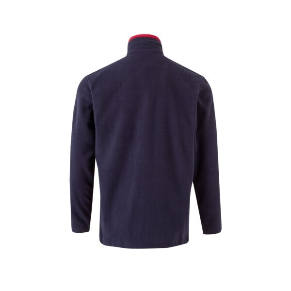 VL GERAS. Zweifarbige Fleecejacke (220g/m²) aus Polyester (100%)