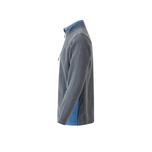 VL GERAS. Zweifarbige Fleecejacke (220g/m²) aus Polyester (100%)