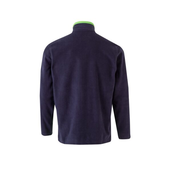 VL GERAS. Zweifarbige Fleecejacke (220g/m²) aus Polyester (100%)