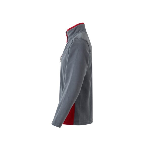 VL GERAS. Zweifarbige Fleecejacke (220g/m²) aus Polyester (100%)