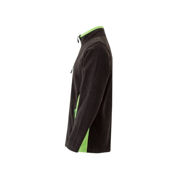 VL GERAS. Zweifarbige Fleecejacke (220g/m²) aus Polyester (100%)