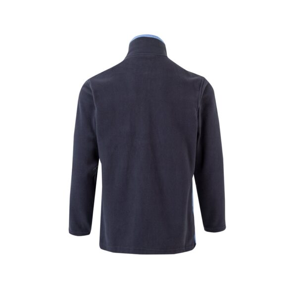 VL GERAS. Zweifarbige Fleecejacke (220g/m²) aus Polyester (100%)