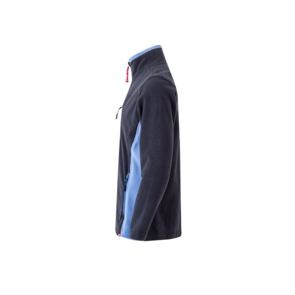 VL GERAS. Zweifarbige Fleecejacke (220g/m²) aus Polyester (100%)