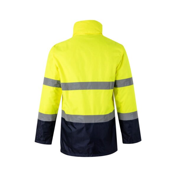 VL THEMIS. Zweifarbiger Parka (190g/m²), aus Polyester (100%), mit PU-Beschichtung