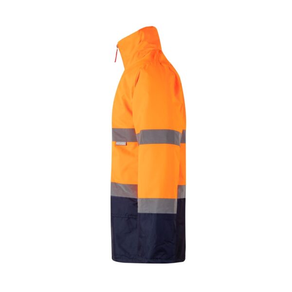 VL THEMIS. Zweifarbiger Parka (190g/m²), aus Polyester (100%), mit PU-Beschichtung