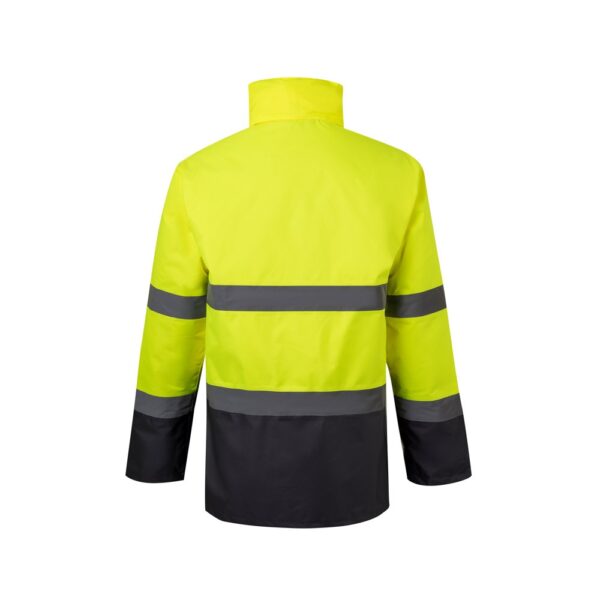 VL THEMIS LARGE. Zweifarbiger Parka (190g/m²), aus Polyester (100%), mit PU-Beschichtung