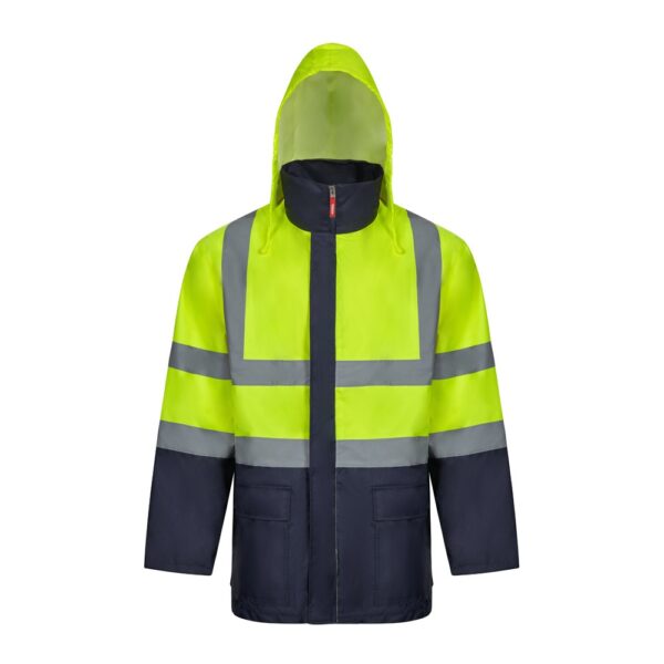 VL JUNO. Zweifarbiger 4-in-1-Parka (180 g/m²), aus Polyester (100%) mit PU-Beschichtung