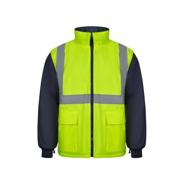 VL JUNO. Zweifarbiger 4-in-1-Parka (180 g/m²), aus Polyester (100%) mit PU-Beschichtung
