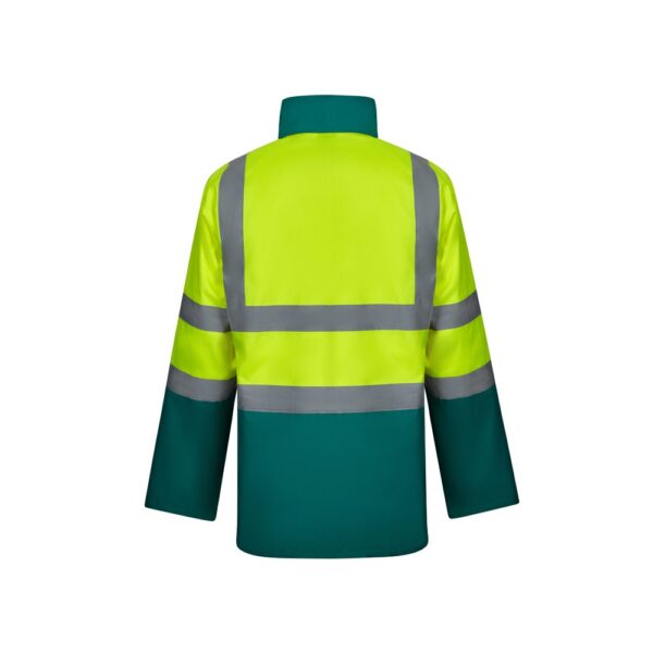 VL JUNO LARGE. Zweifarbiger 4-in-1-Parka (180 g/m²), aus Polyester (100%) mit PU-Beschichtung