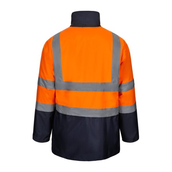 VL JUNO LARGE. Zweifarbiger 4-in-1-Parka (180 g/m²), aus Polyester (100%) mit PU-Beschichtung