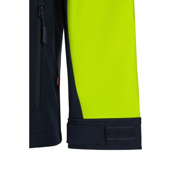 VL HESTIA. Zweifarbige Softshell-Jacke (280 g/m²) aus Polyester (96 %) und Elastan (4 %)
