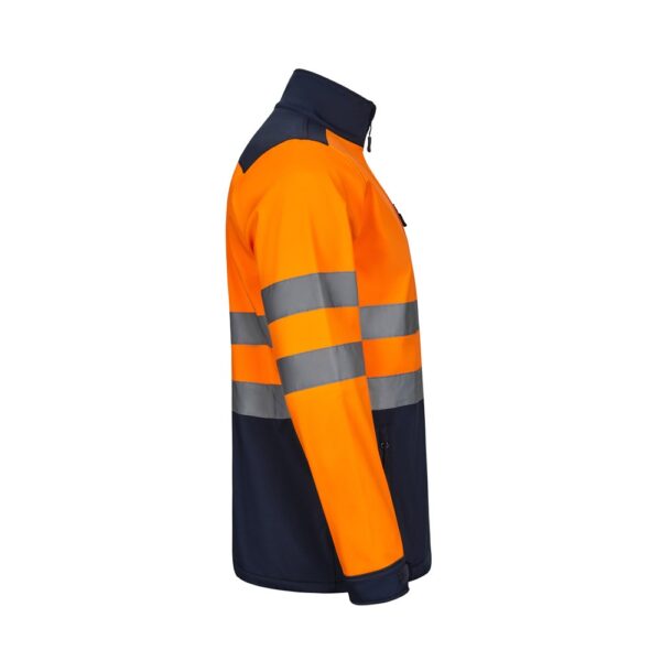 VL HESTIA. Zweifarbige Softshell-Jacke (280 g/m²) aus Polyester (96 %) und Elastan (4 %)