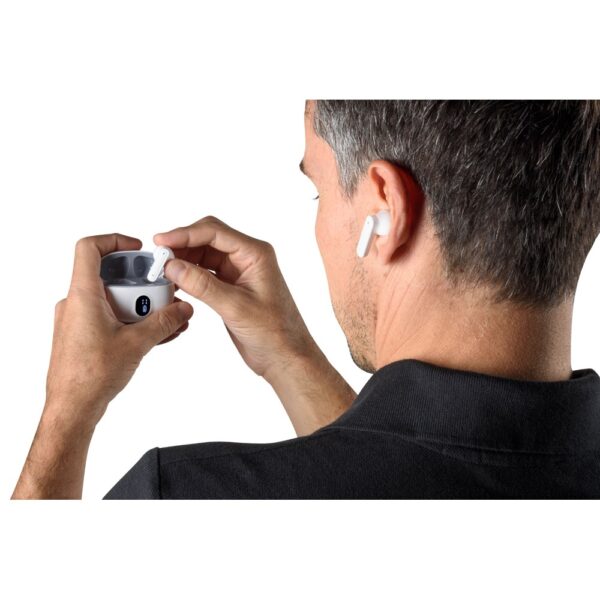 CAETANO. Wireless Earphones aus Recyceltes ABS (100% rABS) mit 4 Stunden Akkulaufzeit