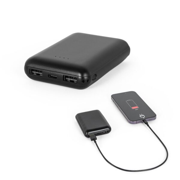 LEAKEY 8. Powerbank 8'000 mAh in recyceltem ABS (100% rABS)