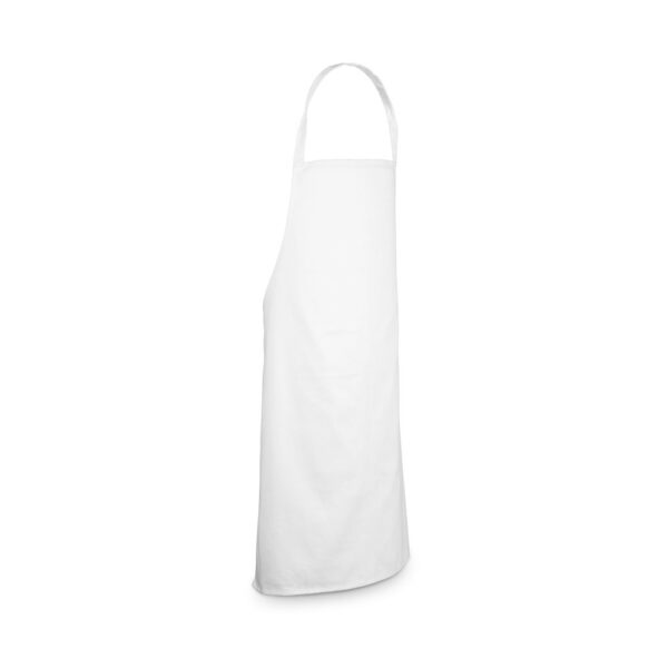 CUMIN. Schürze aus Baumwolltwill (180 g/m²) - weiss