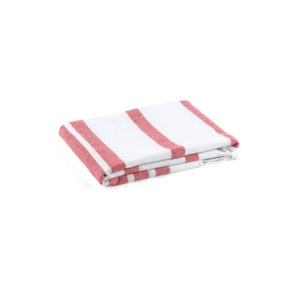 SARDENHA. Strandtuch aus Baumwolle (70% recycelt) und Polyester (30% recycelt) (180 g/m²)