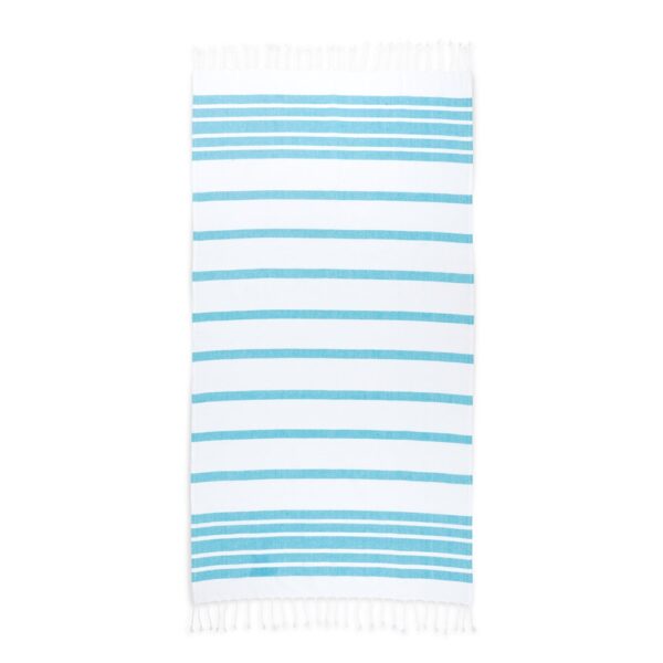 SARDENHA. Strandtuch aus Baumwolle (70% recycelt) und Polyester (30% recycelt) (180 g/m²)