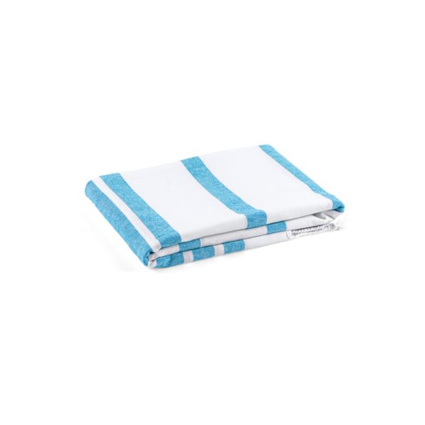 SARDENHA. Strandtuch aus Baumwolle (70% recycelt) und Polyester (30% recycelt) (180 g/m²)
