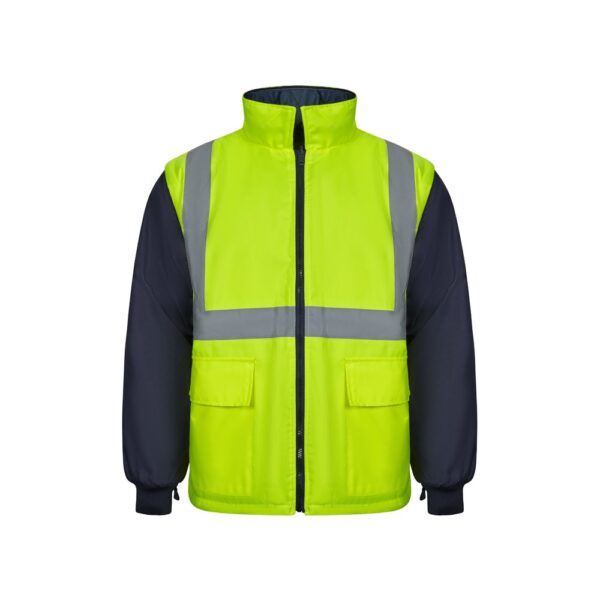 VL JUNO LARGE. Zweifarbiger 4-in-1-Parka (180 g/m²), aus Polyester (100%) mit PU-Beschichtung