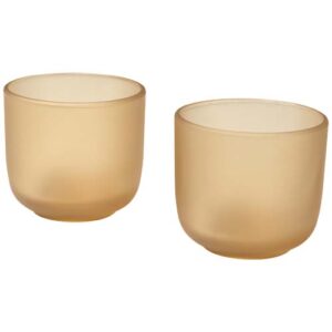 Mal 200 ml Glasbecher – 2er-Set - Haferflocken